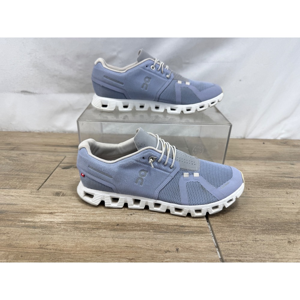 On Cloud 5 Women Running Shoes Lavender Blue Grey 59.98371 Size 9.5